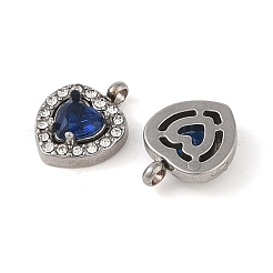 304 Stainless Steel Cubic Zirconia Pendants&nbsp;STAS-A076-02P-02