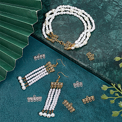 90Pcs 6 Styles Tibetan Style Zinc Alloy Chandelier Components Links&nbsp;FIND-PH0020-40