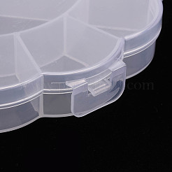 Sunflower Shape Transparent Plastic Storage Box&nbsp;LS-CON-YWC0003-01