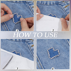 12Pcs Hotfix Glass Rhinestone&nbsp;DIY-CY0003-30B