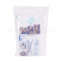 1Box Mixed Metal Jewelry Snap Fastener&nbsp;BUTT-WH0001-01