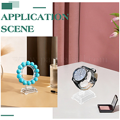6Pcs Plastic Single Bracelet Display Stands&nbsp;BDIS-GO0001-01A
