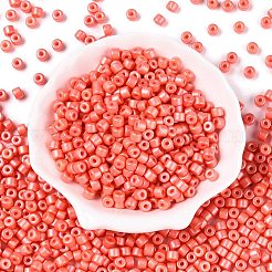 Baking Paint Pearlized Glass Seed Beads&nbsp;SEED-T008-03J