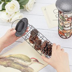 Iron Bird Hanging Feeder&nbsp;AJEW-GA0001-76