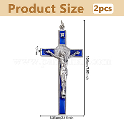 Zinc Alloy Enamel Big Pendants&nbsp;PALLOY-WH0816-047P-A