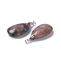 Natural Labradorite Pendants&nbsp;G-D084-01P-B07