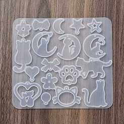 Kitten Earrings Pendants DIY Silicone Mold&nbsp;X1-DIY-Q033-08C