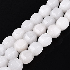 Natural White Jade Beads Strands&nbsp;G-Q608-08A-01