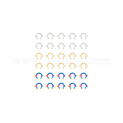 30Pcs 3 Styles 201 Stainless Steel & Stainless Steel Connector Charms&nbsp;STAS-DC0013-57