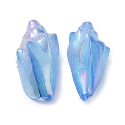 Iridescent Plating Acrylic Beads&nbsp;MACR-K342-07