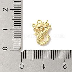 Brass Micro Pave Cubic Zirconia Charms&nbsp;KK-P278-04G