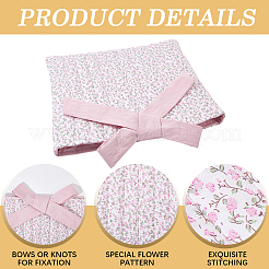 Flower Print Cloth Packing Pouches with Straps&nbsp;ABAG-WH20010-40B