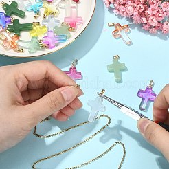 30Pcs 15 Colors Handmade Lampwork Pendants&nbsp;LAMP-CJ0001-50