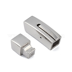Non-Tarnish 316 Stainless Steel Bayonet Clasps&nbsp;STAS-K282-08A-P