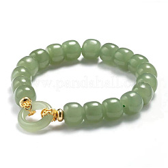 Glass Round Beaded Stretch Bracelets for Women&nbsp;FS-WG65AAE-01
