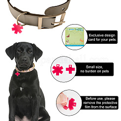 Transparent Blank Acrylic Pet Dog ID Tag&nbsp;PALLOY-AB00040