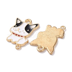 Alloy Enamel Puppy Links&nbsp;ENAM-O001-09G