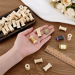 Wooden Bobbin&nbsp;LS-FIND-WH0148-799