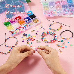 DIY Evil Eye Jewelry Making Finding Kit&nbsp;DIY-TA0003-71
