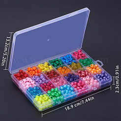 Mixed Style Plastic Beads&nbsp;MACR-WH0005-01