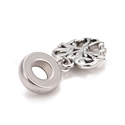 304 Stainless Steel European Dangle Charms&nbsp;STAS-C047-06P