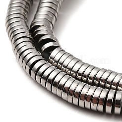 Non-magnetic Synthetic Hematite Beads Strands&nbsp;G-K011-4x1mm-03
