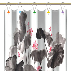 12Pcs 6 Colors Iron Shower Curtain Rings for Bathroom&nbsp;HJEW-OC0001-26