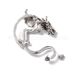 Alloy Dragon Stud Earrings&nbsp;EJEW-C046-03AS