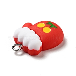 Christmas Opaque Resin Pendants&nbsp;RESI-G043-A01