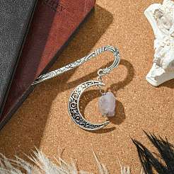 Natural Amethyst Raw Beads Bookmarks&nbsp;AJEW-JK00201-03