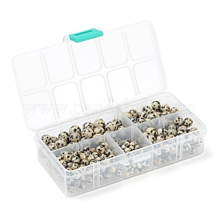 340Pcs 4 Style Natural Dalmatian Jasper Beads&nbsp;G-LS0001-48