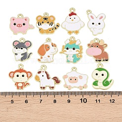 Alloy Enamel Pendants&nbsp;ENAM-L053-02LG