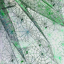 Polyester Spider Web Deco Mesh&nbsp;DIY-WH20049-45B-04