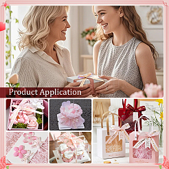 6Rolls 6 Colors Mother's Day Polyester Ribbon&nbsp;OCOR-PH0036-75A