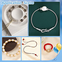 6Pcs 3 Colors 925 Sterling Silver Beads&nbsp;STER-PH0002-03
