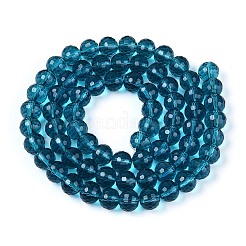Transparent Glass Bead Strands&nbsp;GLAA-R095-10mm-27