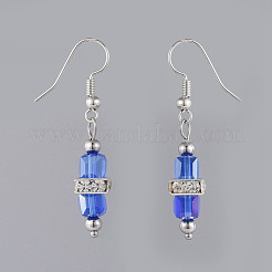 Electroplate Glass Dangle Earrings&nbsp;EJEW-JE03687-02