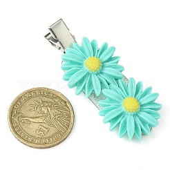 Cute Daisy Resin Alligator Hair Clips&nbsp;PHAR-JH00097