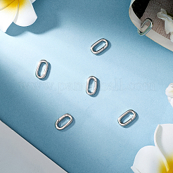 6Pcs Stainless Steel Spring Gate Rings&nbsp;STAS-BBC0008-34A