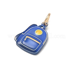Spray Painted Brass Pendants&nbsp;KK-CBAEB58-07A