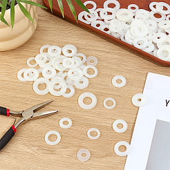 160Pcs 8 Styles Nylon Flat Washers&nbsp;FIND-MA0001-28A