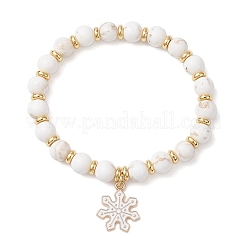 Christmas Alloy Enamel Charm Bracelets&nbsp;BJEW-JB12407-03