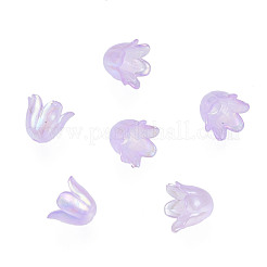 6-Petal Imitation Jelly Acrylic Bead Caps&nbsp;JACR-T002-02A