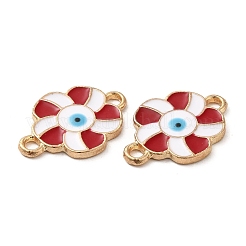 Alloy Enamel Connector Charms&nbsp;ENAM-Z006-01KCG