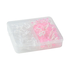 40Pcs 2 Colors Plastic Clip-on Earring Findings&nbsp;KY-FS0001-23