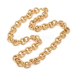 11.5MM 304 Stainless Steel Ring Link Chain Necklaces&nbsp;SA-CBA4160-19G