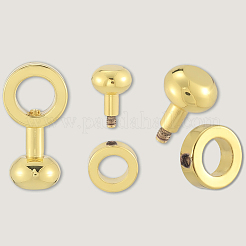 5Pcs Brass Zipper Insert Buckles&nbsp;FIND-SP0004-11G