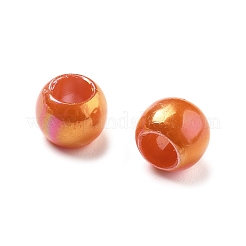 UV Plating Rainbow Iridescent Acrylic Beads&nbsp;PACR-D300-01D