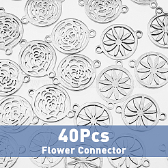 40Pcs 2 Styles Alloy Connector Charms&nbsp;FIND-DC0002-58