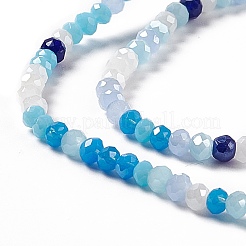 Electroplate Glass Beads Strands&nbsp;EGLA-S192-001A-B09